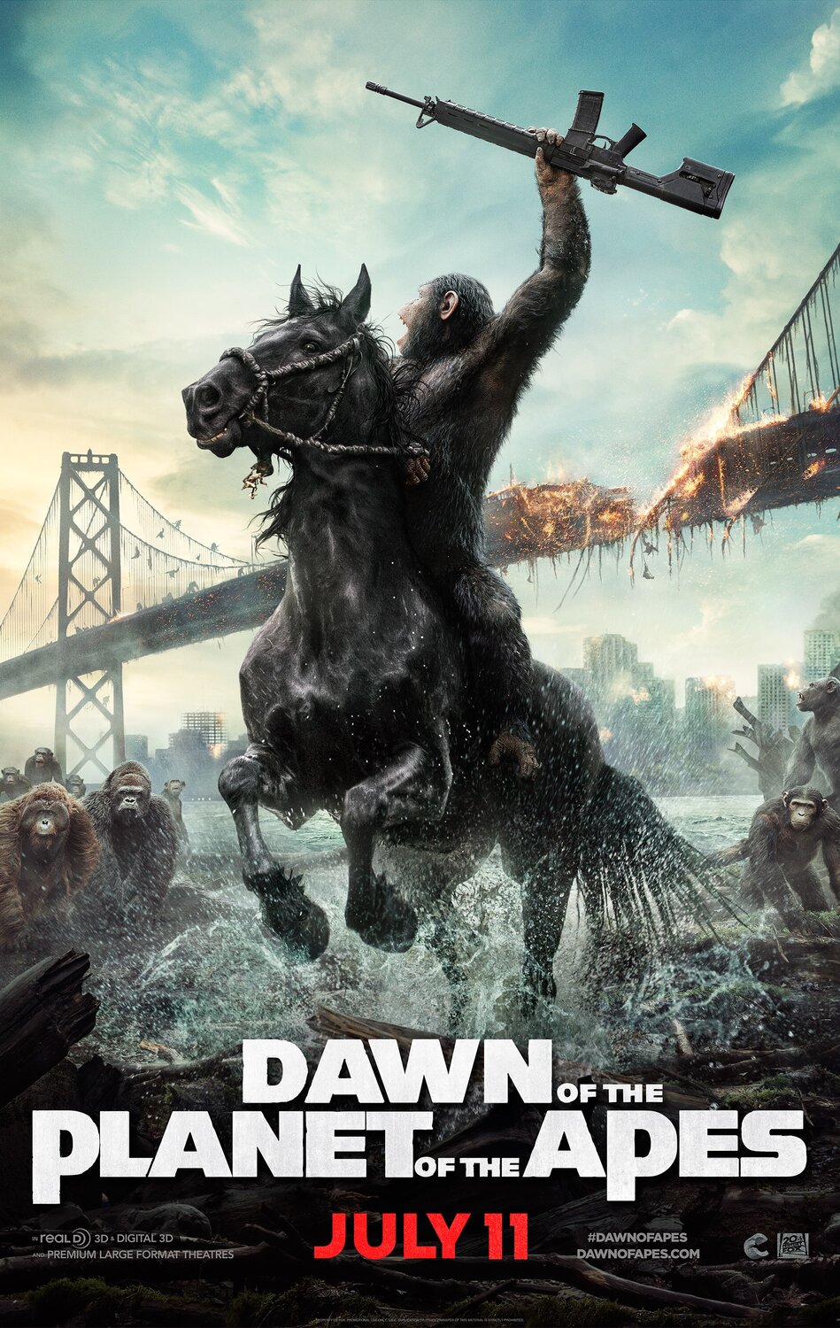 Dawn of the Planet of the Apes 2014 Tamil Dubbed Adventure Movie Online