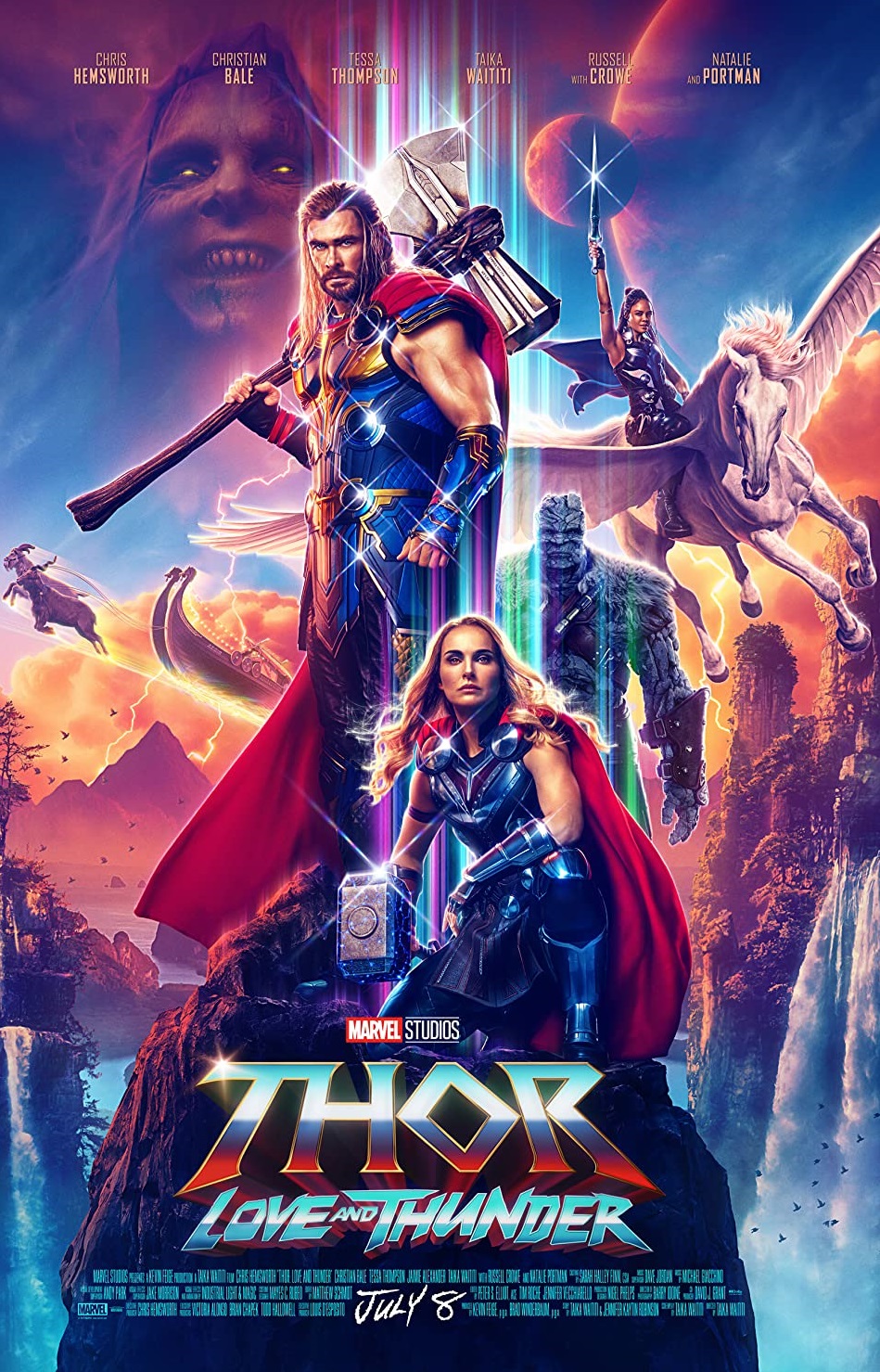Thor: Love and Thunder 2022 Tamil Dubbed Adventure Movie Online